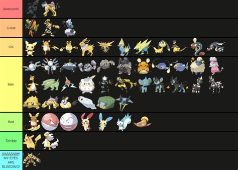 pokemon platinum all electric types.